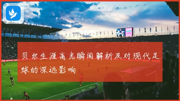 贝尔生涯高光瞬间解析及对现代足球的深远影响